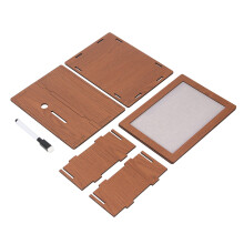 Geldbox aus Holz 10000 USD 20.07x7.62x14.48cm Beige