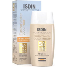 ISDIN Fotoprotector Fusion Water Color Light SPF50 50ml  Lightweight & Tinted Sunscreen for Face, Anti-Aging & UV Protection