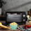 Silicone Microwave Popcorn Bowl Foldable Popcorn Maker Bucket Bowl with Lid Folding Popcorn Kitchen Baking Tool Gray 9