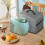 Ice Maker Cover Ice Square Maker Dust Shield Protector Dammskydd Bärbart Ice Makers Cover med Förvaringsficka 3