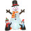 Outsunny Outsunny Blow Up Christmas Inflatables with Flashing Projector Light 2