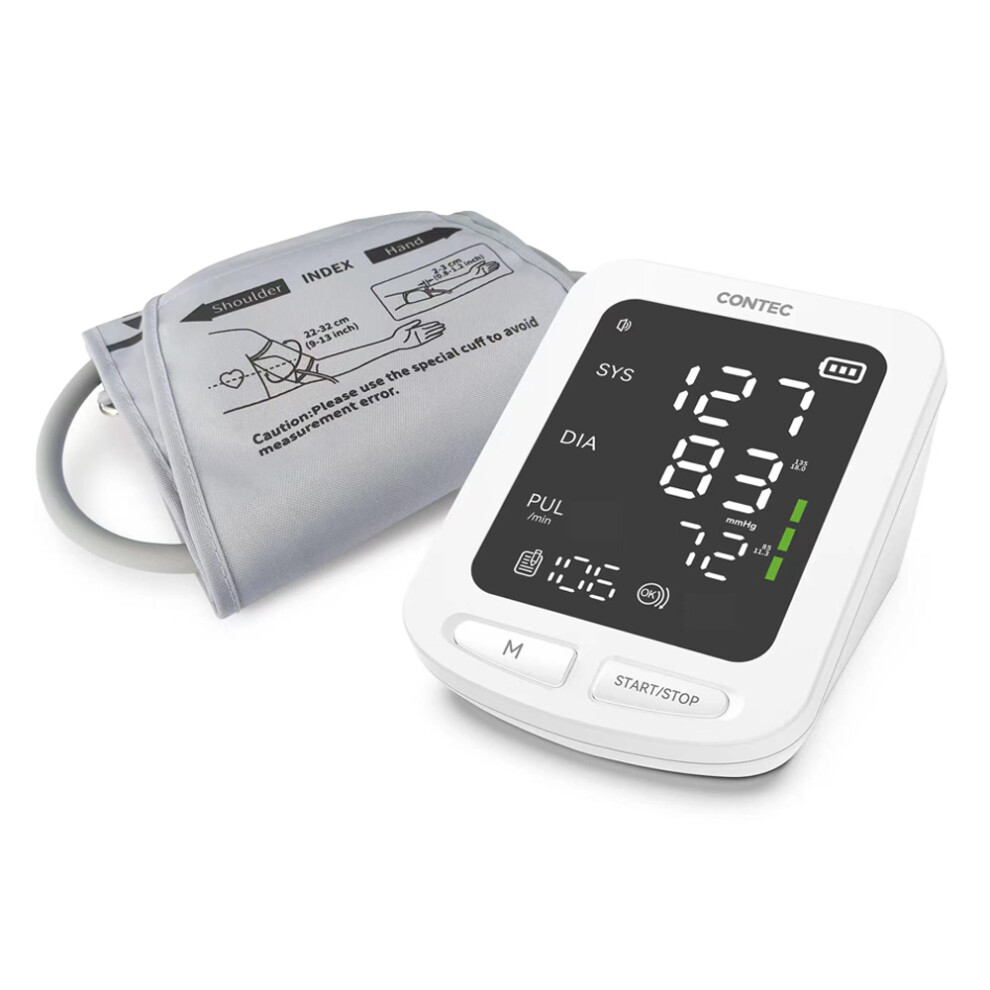 Contec Automatic Arm Blood Pressure Monitor Digital Lcd