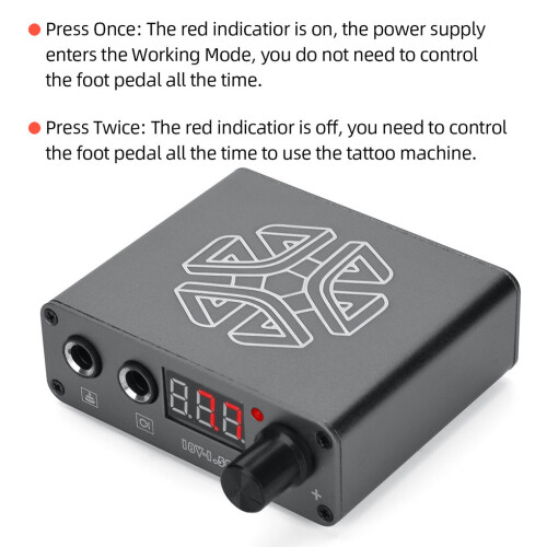 (Silver gray, US Plug) LED Digital Display Tattoos Power Regulator Transformer Professional 2