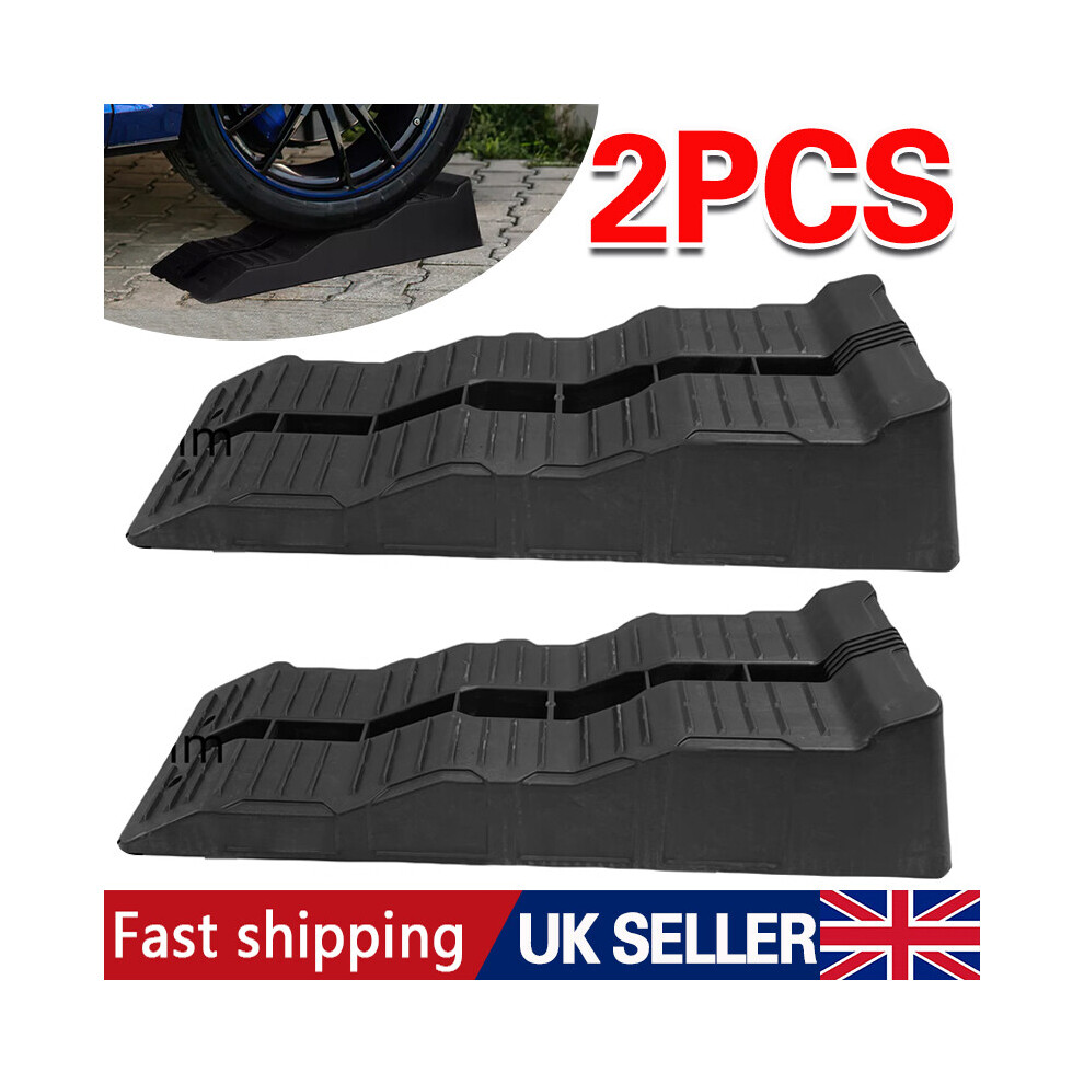 2X Motorhome Rv Camper Levelling Ramps Level Up Blocks 5T 3 Step Heavy Duty 703052543272
