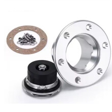 Aluminum Billet Fuel Cell / Fuel Surge Tank Cap Flush Mount ID 35.5mm 6-Hole Polished Fuel Tank Aluminum Cap