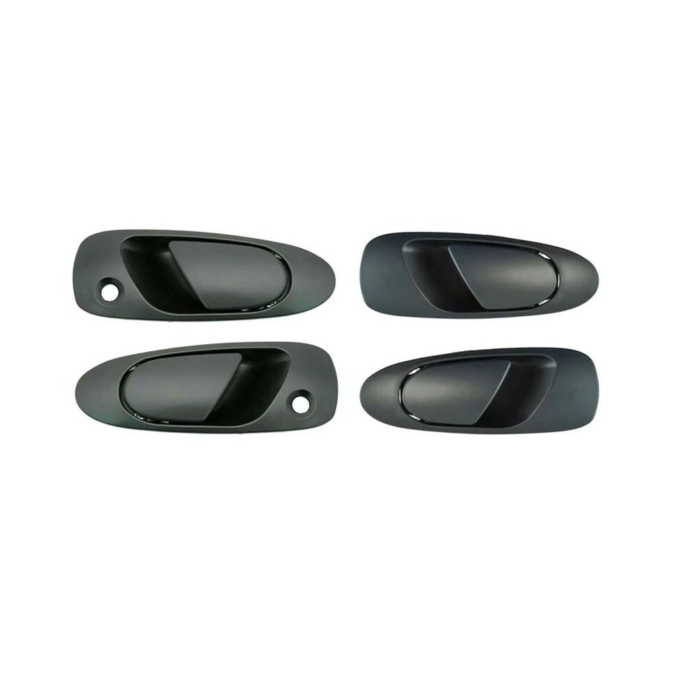 4Pcs New Door Handles Outside Exterior Front Rear Lh & Rh Set 72180Sr3j02zd 72140Sr3j02zd For 1992-1997 4713361926792