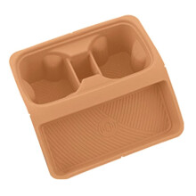 For 110/90 Central Control Wireless Water Cup Holder Non-Slip Pad 22-24 Storage Pad Brown