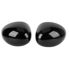 Door Side Wing Mirror Cover Stylish Exterior Rear View Side Mirror Cap for Cooper F54 F55 F56 F57 F60 Black