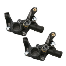 2PCS 7M5G-8K556-AC Cooling System Thermostat Housing for Fiesta Focus 2012-2016