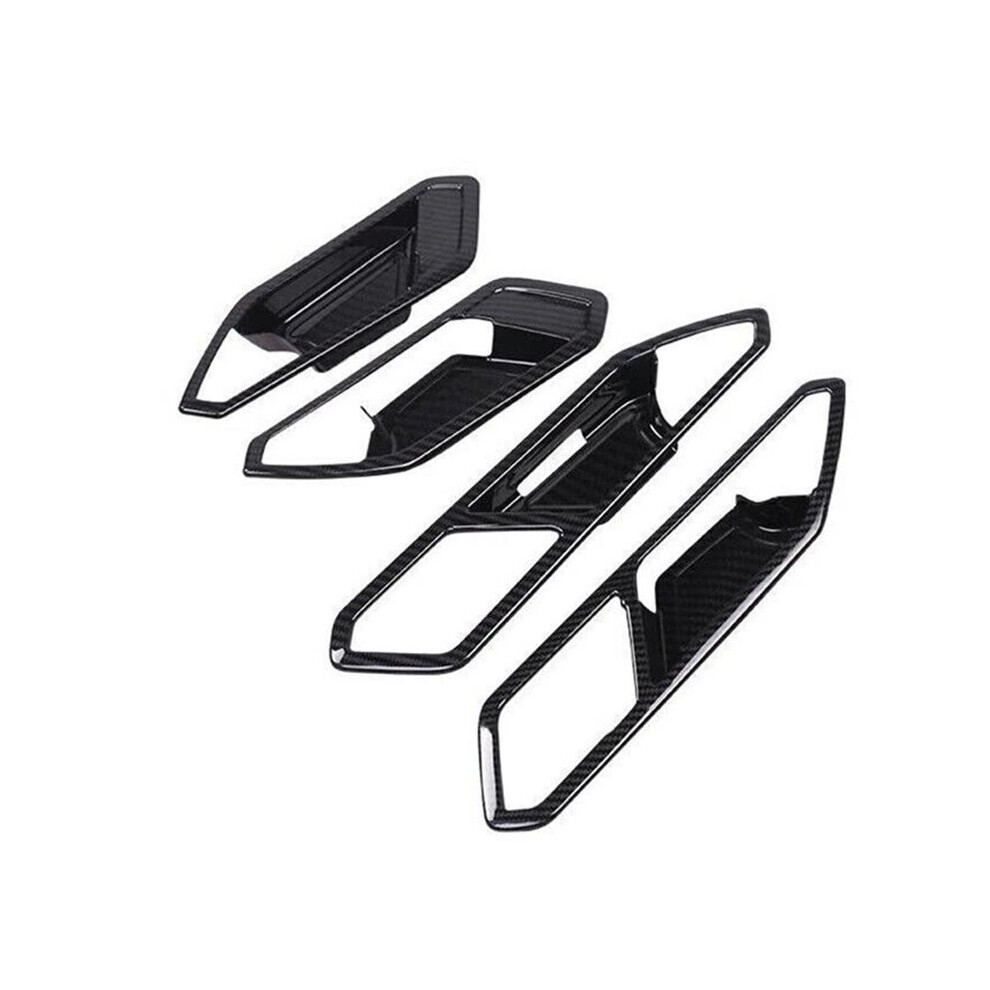 4Pcs Carbon Fiber Inner Door Bowl Cover Trim For 2017-2019 4713191155676