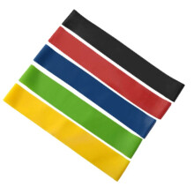 Gummiband Set för MäN och Kvinnor 5 Olika MotståNdsnivåEr Elastiskt Band för Byxben TräNingsyoga