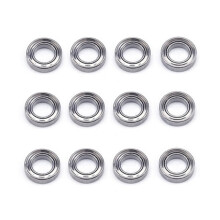 12Pcs 144001-1296 4x7x2mm Bearing Spare Accessories for 144001 124019 124018 RC Car Upgrade Parts