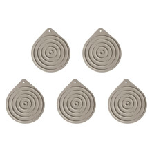 5 Stück Silikon-Tellerwärmer für die Mikrowelle, Rutschfeste Speisenwärmmatten für Den Ofen, Kochen in Heißen Pfannen