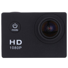 1080P HD Action Camera LCD-Scherm Waterdicht 30m Sport Action Cam voor Fiets, Motorfiets, Skiën, Duiken Zwart
