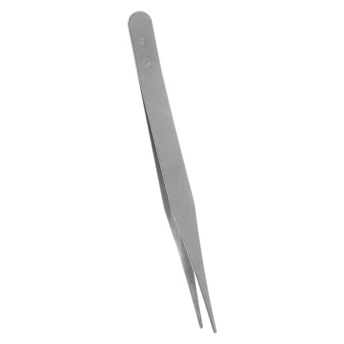 Pointe fine ton argent pincettes droite pointu