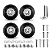 4-Teiliges Set GepäCk-ErsatzräDer 50 mm mit 6 mm (0,24 Zoll) Lager-ReparatursäTzen ABEC 608Zz für Koffer und Inline-Skate