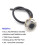 R503Pro 1500 Capacity Round RGB LED Control DC3.3V Capacitive Fingerprint Module Sensor Scanner for Access Control,USB 8