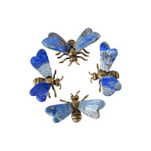 Bienen-Figuren, Metall-Tierstatuen, dekorative Ornamente,-A02