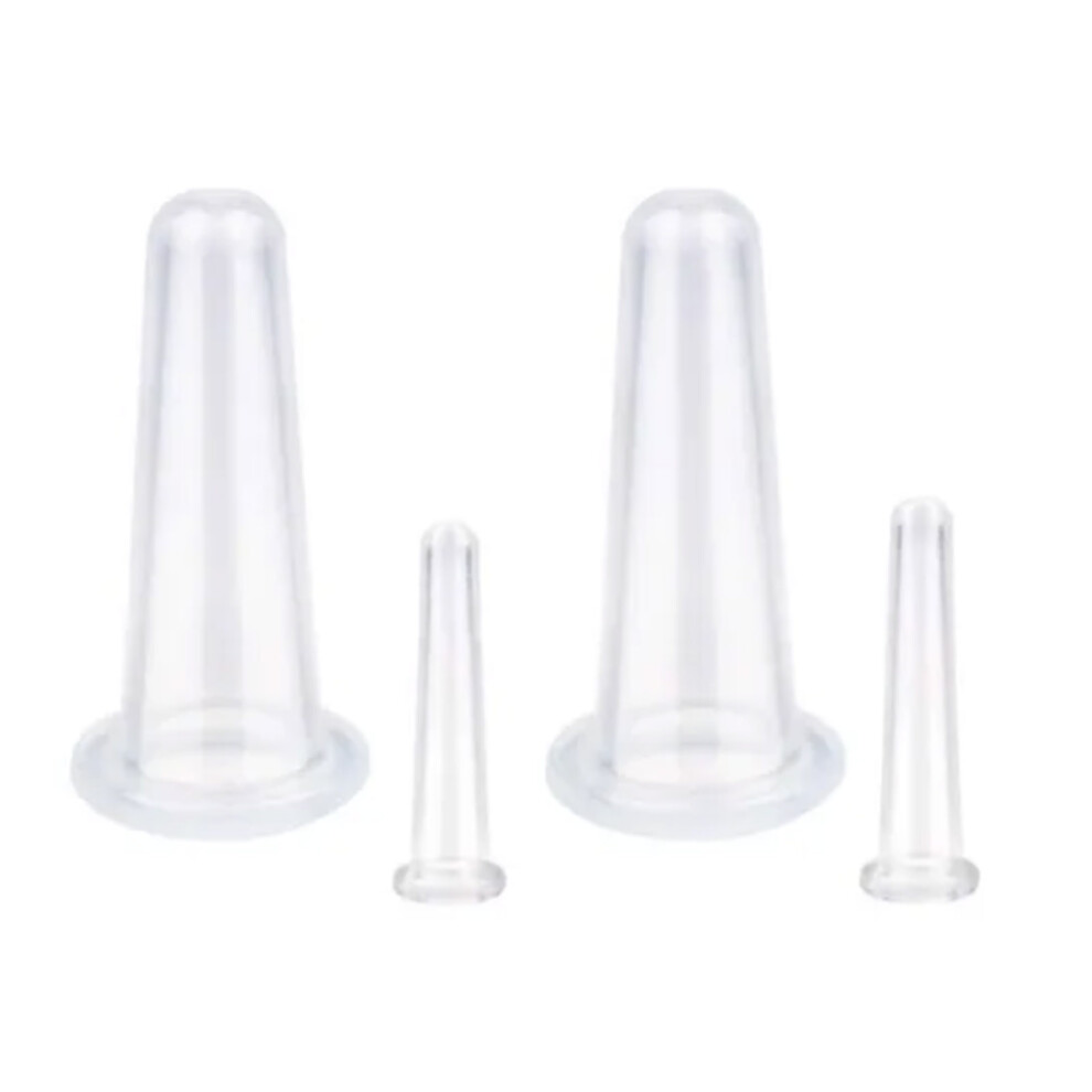 Silicone Facial Cups, Your Ultimate Face Massager For Skin Care, Anti Aging Beauty Tool With Vacuum Suction, Portable Massage Cupping Set For Gentle
