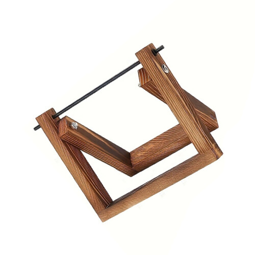 Rotating Wood Yarn Holder Thread Spool Stand for Knitting-S