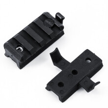 1 Paio di Guide In Nylon per Casco per Torcia Clip per Binario Cursore In Universale per Casco 20Mm Accessori Clip per Torcia, A