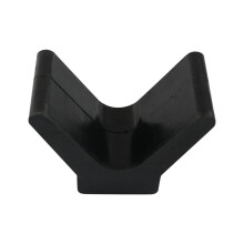 V-Style Boat Trailer Bow Stop Block Trailer Rubber Bow Stop Non Marking Mounting Hole 2 Inch Width 4 Inch V-Span