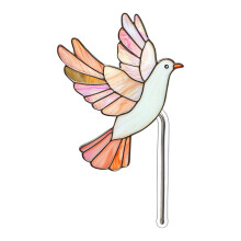 Acrylic Birds Stake Outdoor Sign Decoration Waterproof-14