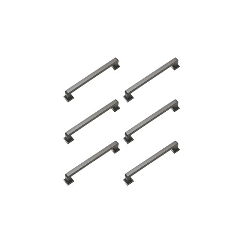 Pack of 6 Drawer Pulls Comfort Universal Fit Easy-Gray 128