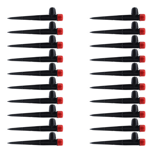 20Pcs Automatic Irrigation Sprinkler Garden-Single lock 8 holes