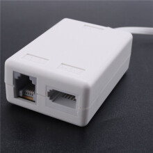 BT Plug To ADSL RJ11 Broadband Internet Microfilter Splitter 2 Pacchetto, BT Maschio a BT e RJ11 Femmina per Modem di Rete Fissa