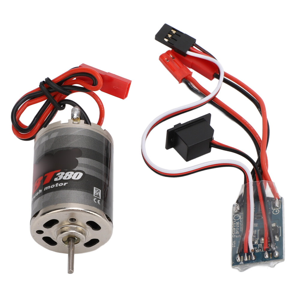 380 Stainless Steel Brushed Motor 30A Esc For 1/16 1/18 Rc Car 8471385368214