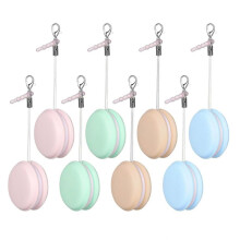 8PCS Macaron Mobile Phone Screen Cleaner Wiper Screen Brush Cleaning Brush with Decorative Mobile Phone Key Pendant