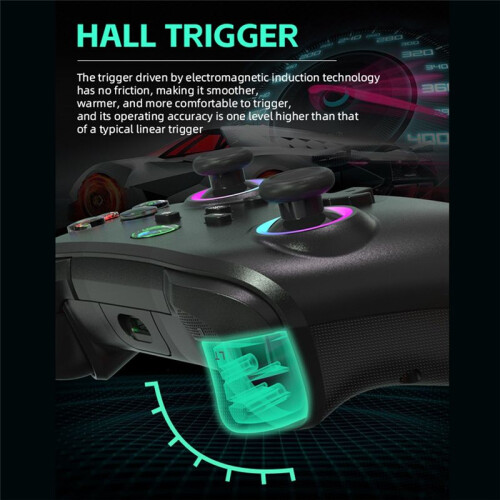 Bekabelde Gameconsole met Programmeerbare Turbofunctie Hall Trigger voor NS  OLED/LITE/PC/Android-Console 2