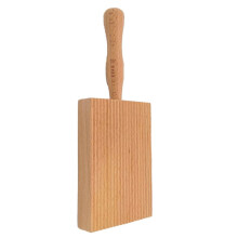 Pasta Making Board, Gnocchi Board, Beech Wood Gnocchi Board Butter Board Dough Scraper for Pasta and Cultured Butter,A