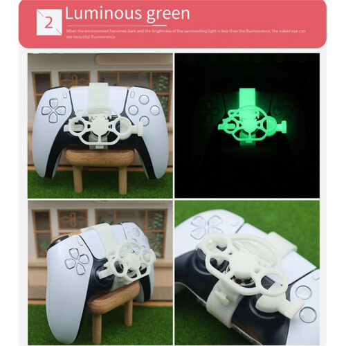 Volante per PS5 Maniglia Gioco Joystick Gioco di Corse Controller Ausiliario Maniglia da Gioco Accessori e 2