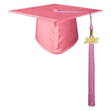 Adult Ceremony Hat Breathable Lightweight-Pink Adult version