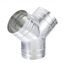 Steel Ventilation Duct Flexible Pipe 90 Degree-No. 22 6 inches
