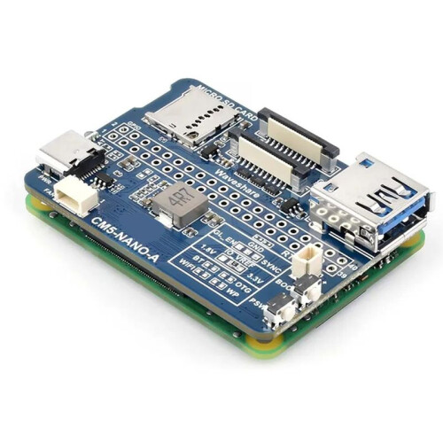 For Raspberry Pi CM5  Base IO Board  A Development for Compute Module 5 for Waveshare CM5--A 1