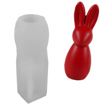 Osterhasen Silikon-Kerzenform, flexible entformbare-Jackrabbit