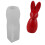 Osterhasen Silikon-Kerzenform, flexible entformbare-Jackrabbit 1