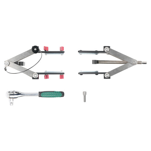 Heavy Duty Woodworking Clamp with Adjustable Four Way Pressure