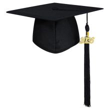 Classical 2026 Graduation Cap with-Black Adult version