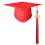 Graduation Bachelor Cap 2026 Multi Occasion-Red Adult version 1