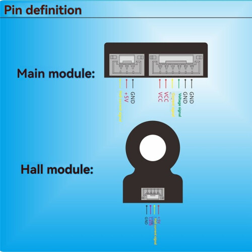 For PIXHAWK Power Monitor Module with Hall Sensor, 200A High Voltage 12S for Drones for Pixhawk 2.1 Hexing Interface 2