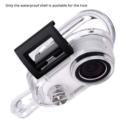 For  Go3 Protective Case 40m Waterproof Invisible Dive Case Optical Tempered Glass Transparent ProtectiveShell,B 1