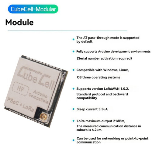Cubecell Series LoRa Node Module with SX1262 and ASR6502 Chip Support for  and LoRaWAN Protocol Communication 2