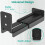 2PCS Universal Soundbar Wall Mount Depth Adjustable Speaker Wall Mount Under TV Bracket for Soundbars 7