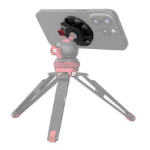 Support de Téléphone Portable à Base Magnétique avec Trou de 1/4 Pouce pour 16 15 14 12 Support de Téléphone Trépied Support