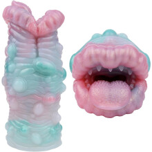 Male Masterubaters Sex Toys for Men Silicone Pocket Pussy Stroker Masturbation Cup, Fantasy Oral Sex Doll Blowjob Machine with Lifelike Textured