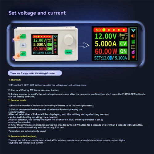 XY6509S Adjustable  Regulated Power Supply+WIFI Module Constant Voltage Constant Current 65V 9A 585W Step-Down Module 2
